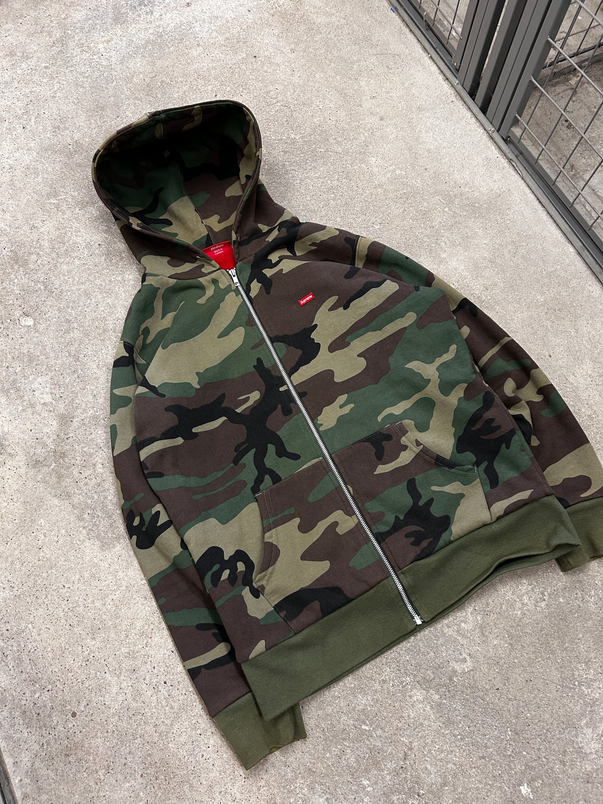 Supreme Camo zip up