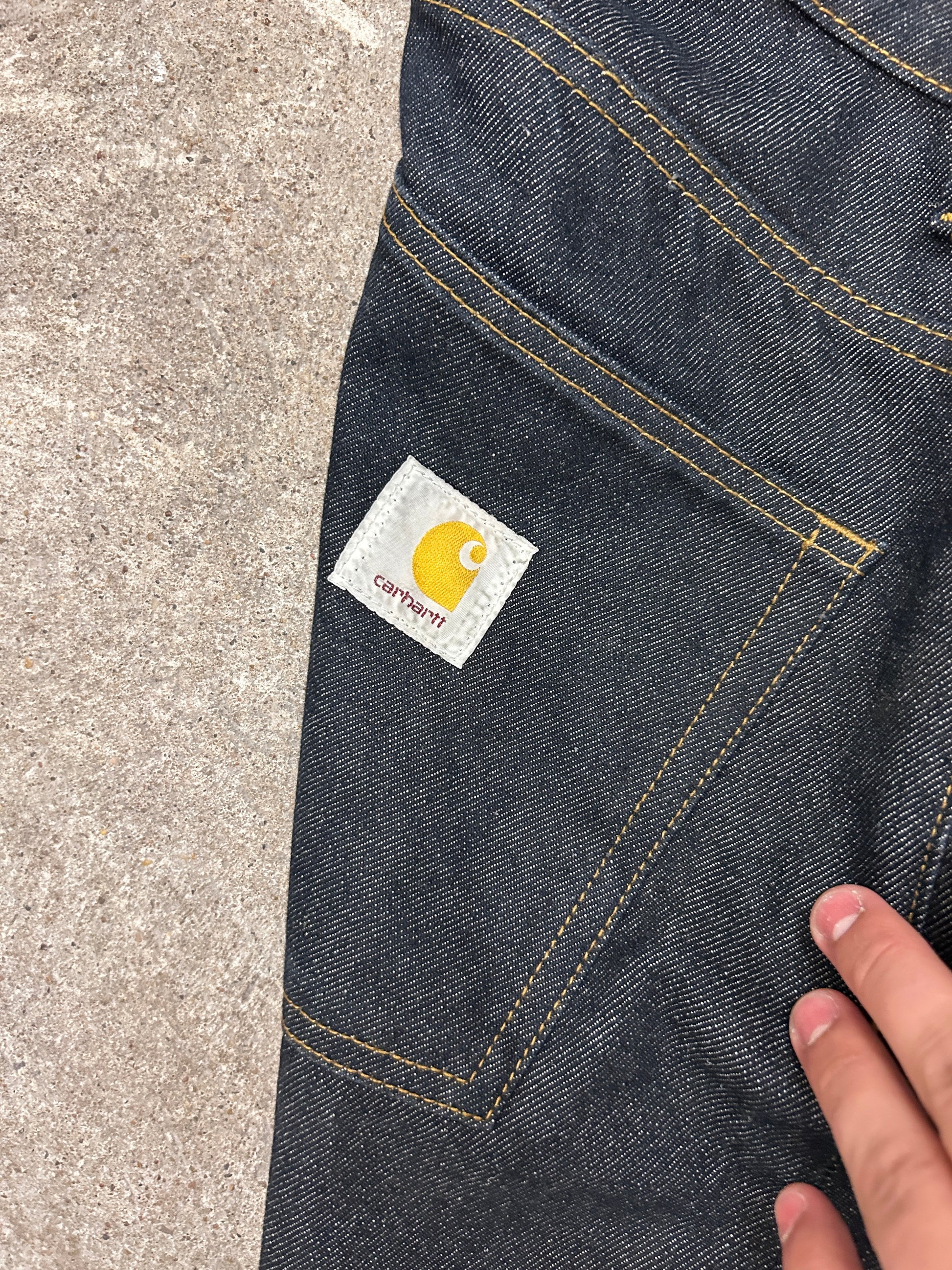 Carhartt Brandon raw denim jeans