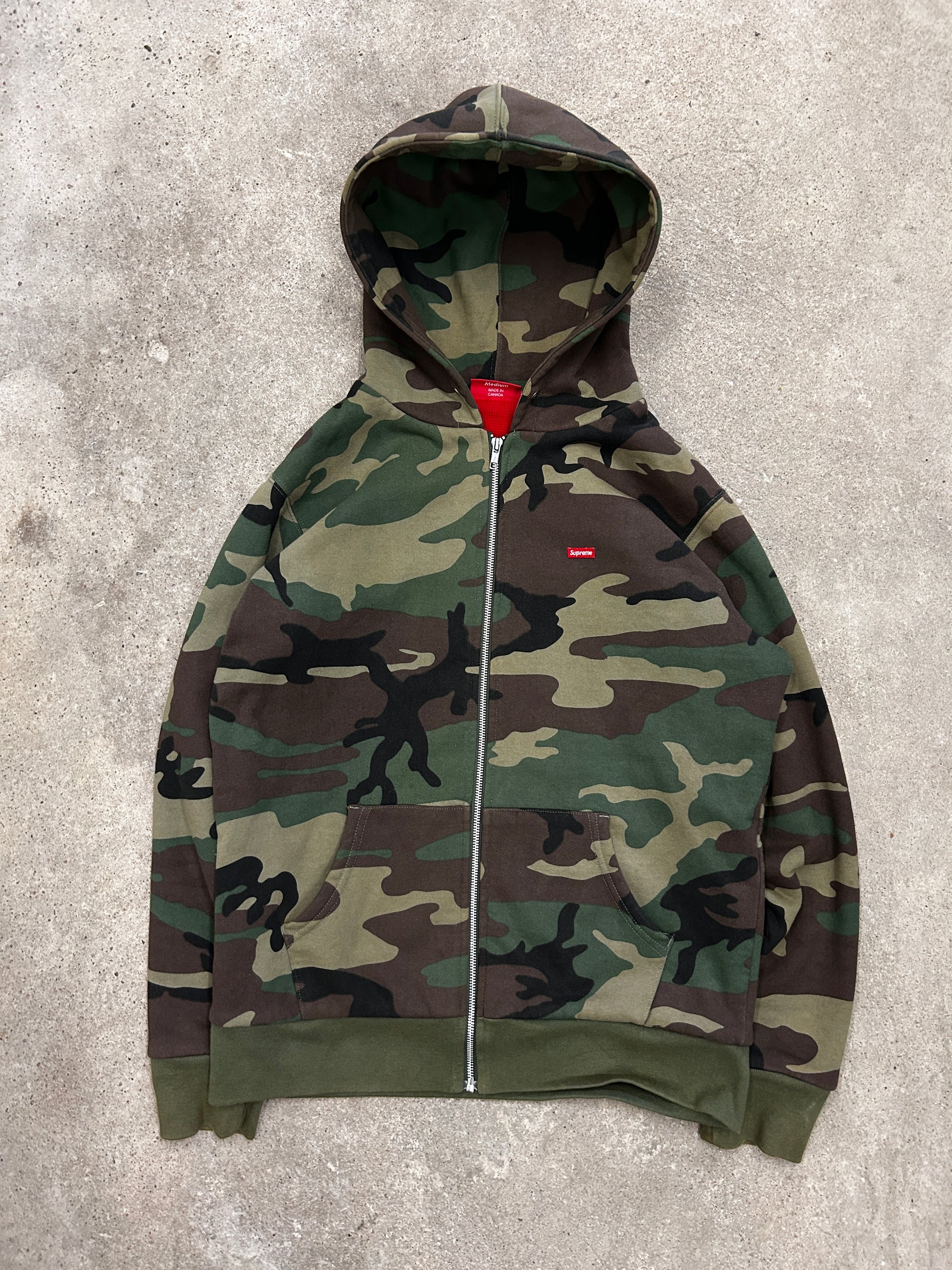 Supreme Camo zip up