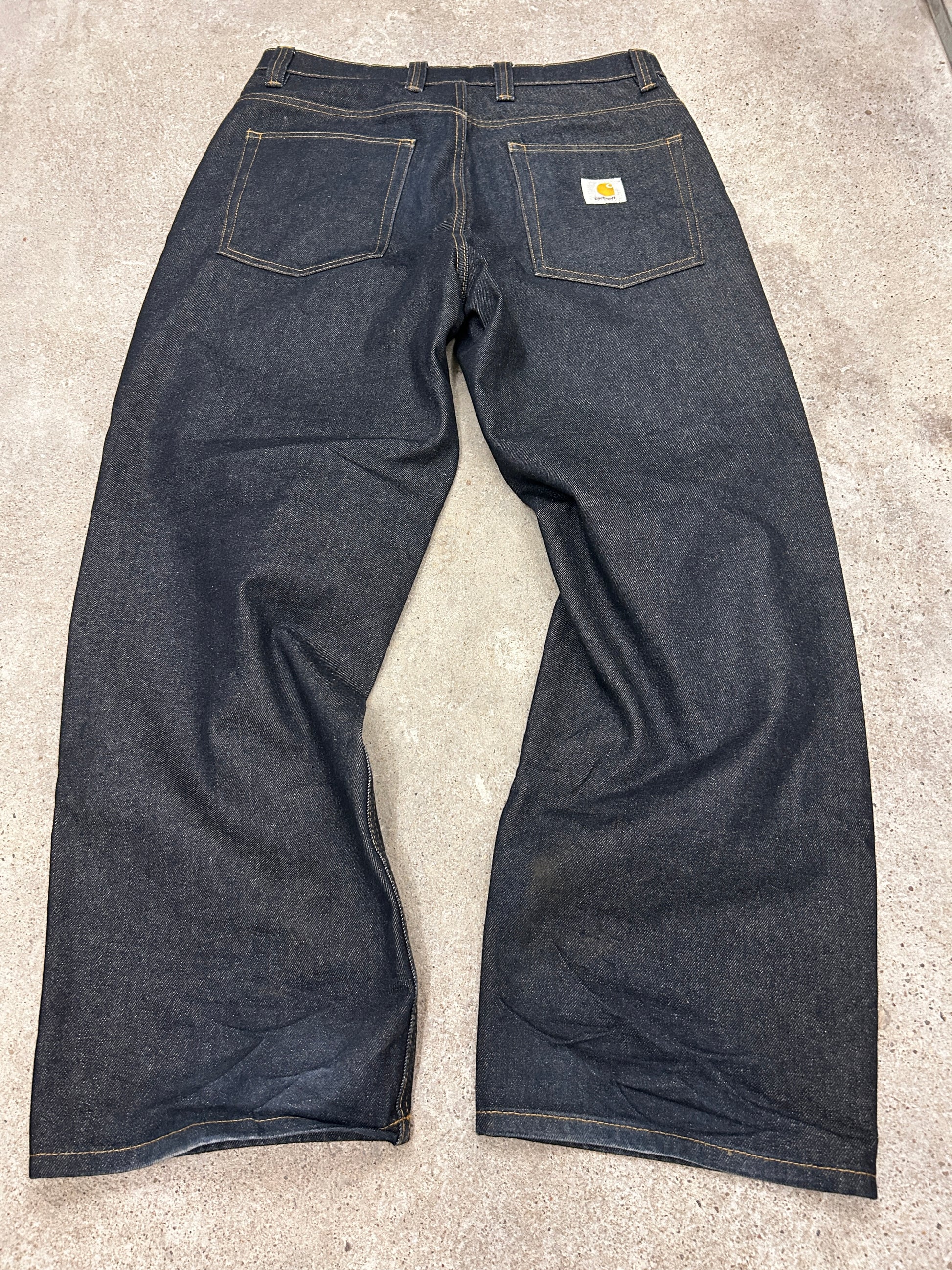 Carhartt Brandon raw denim jeans