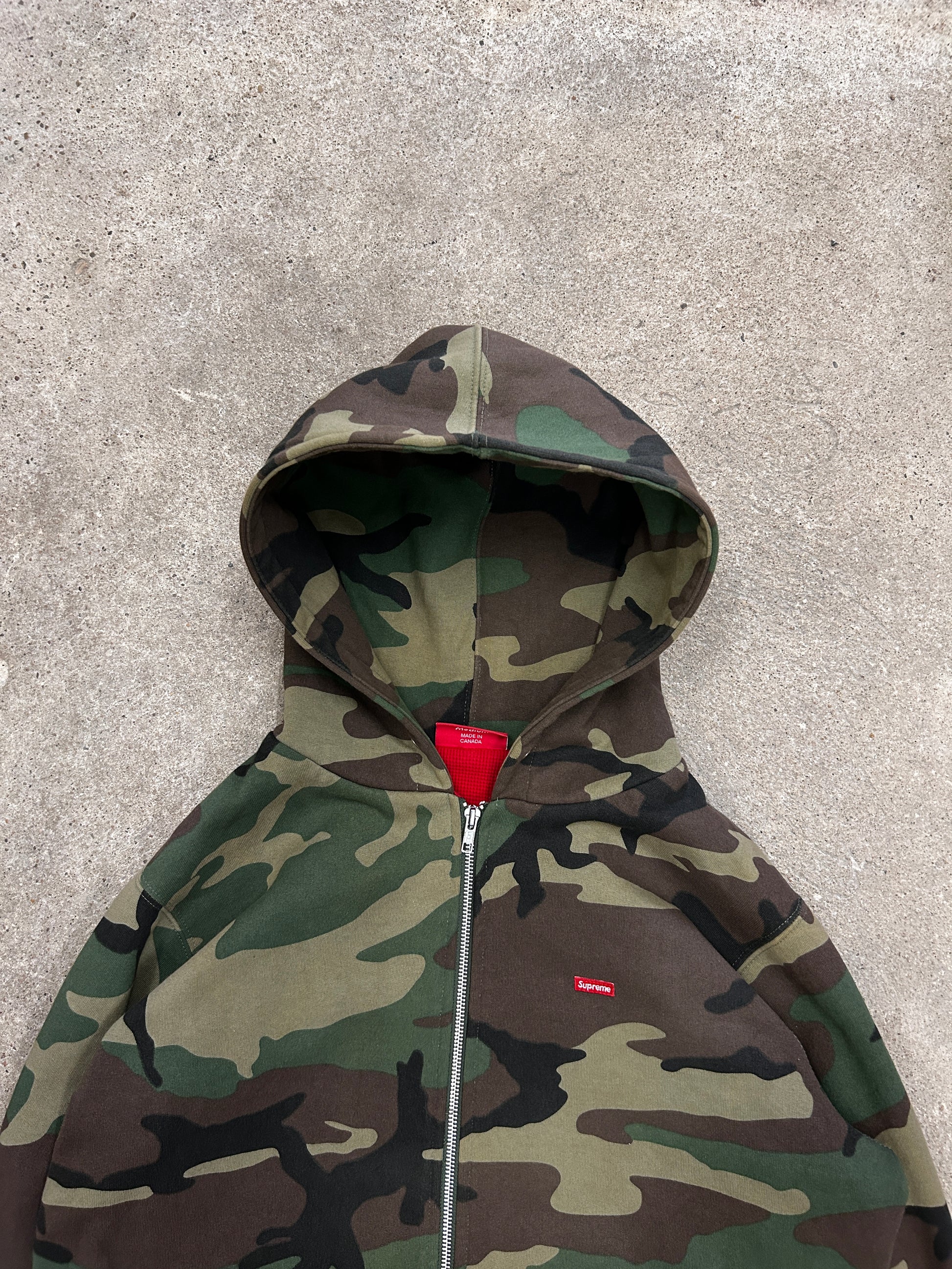 Supreme Camo zip up